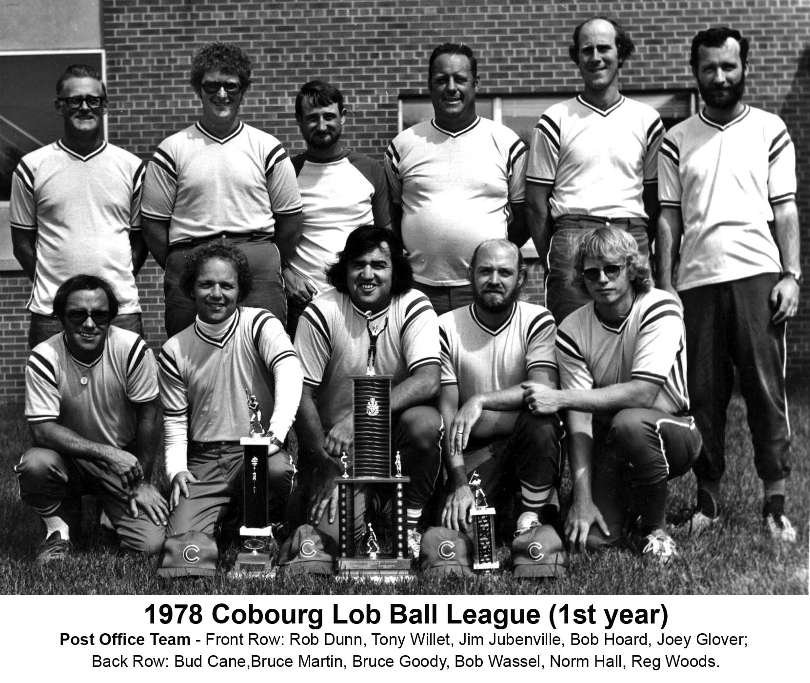 16JJ-1978 Cobourg Lob Ball League -Post Office Team