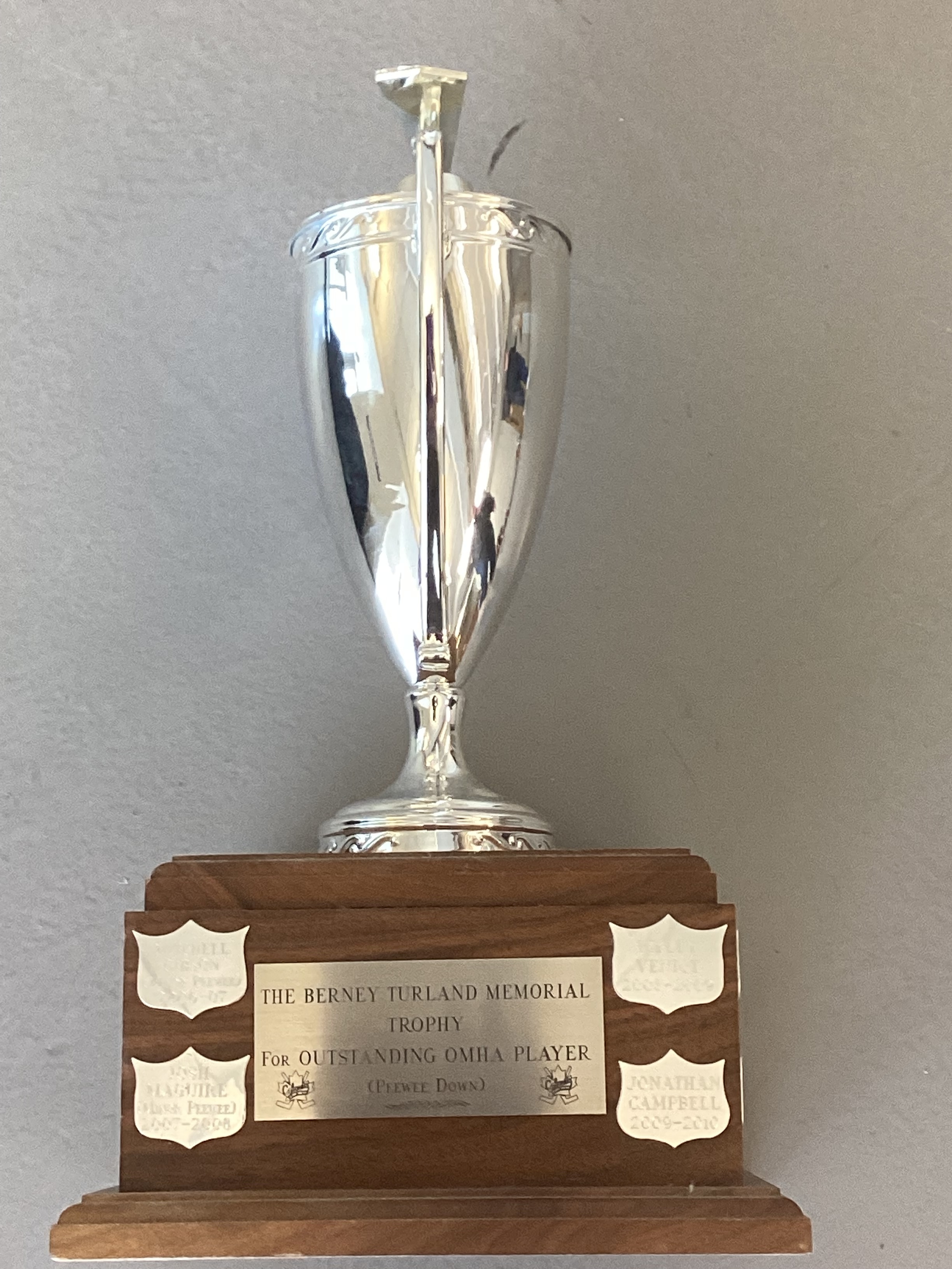 T&P-28 Berney Turland Memorial - Outstanding OMHA Player (PeeWee Down)