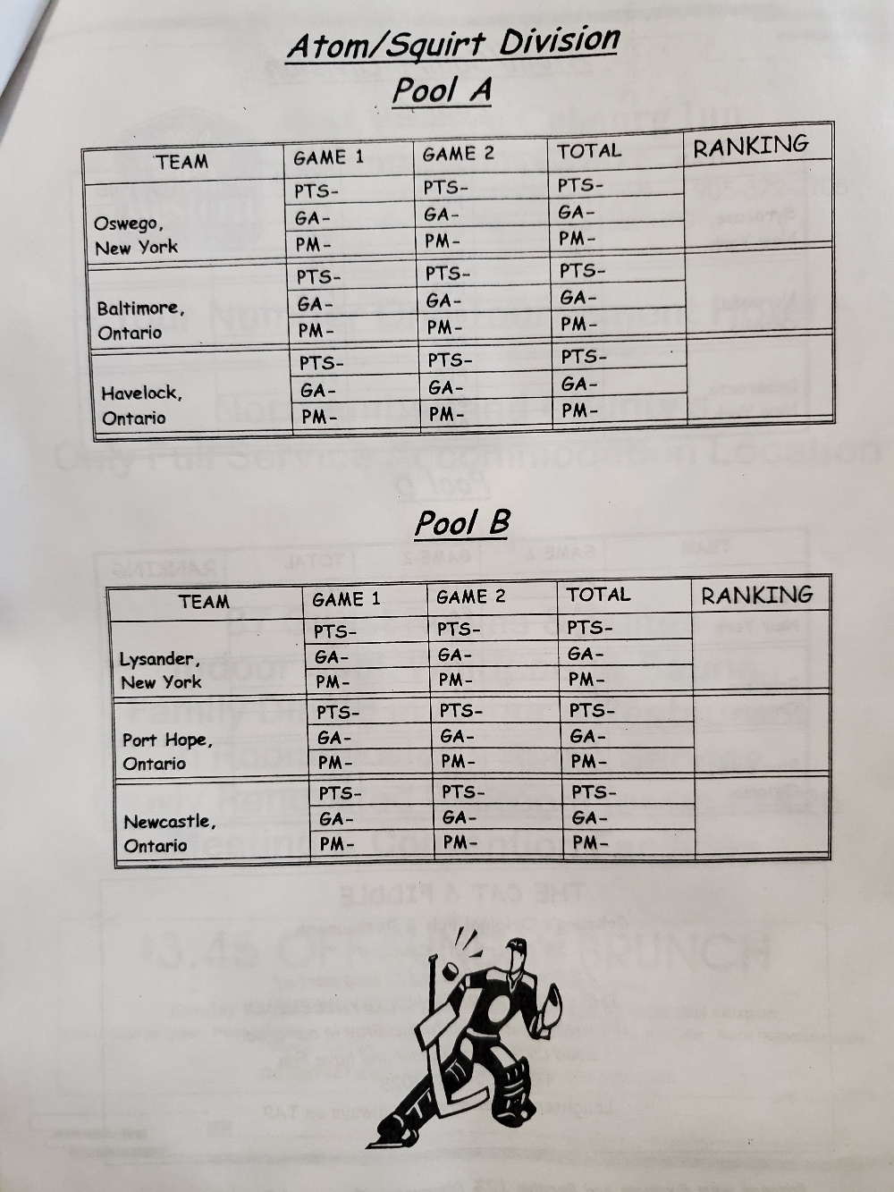 Youth Hockey Memorabilia