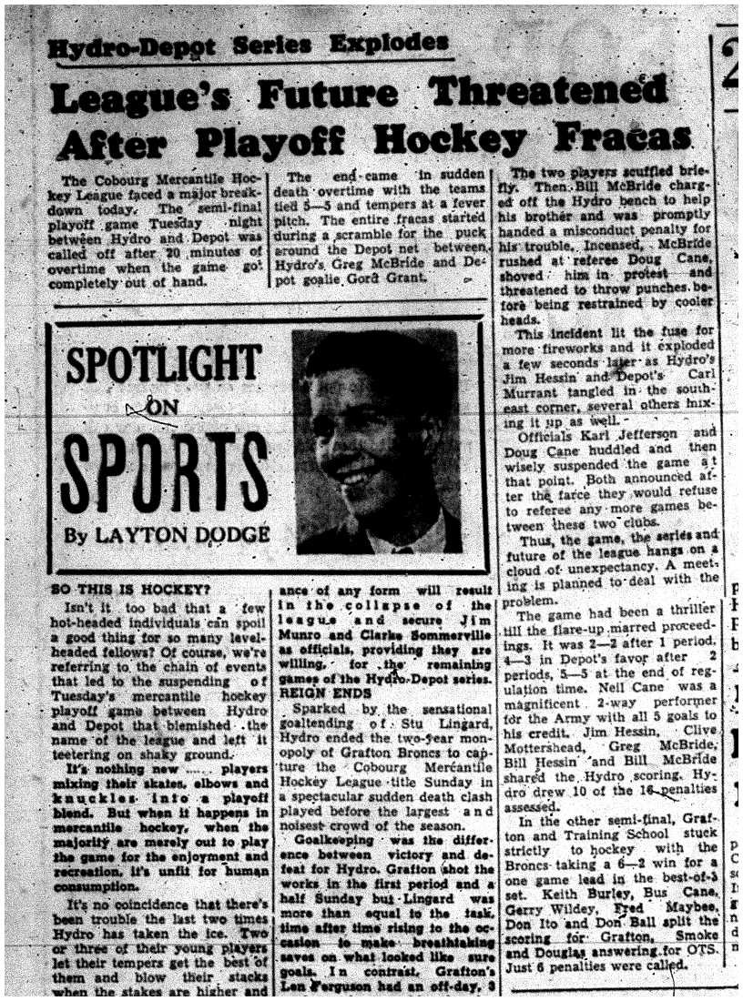 1959-02-26 Dodge -Spotlight -Mercantile League fracas