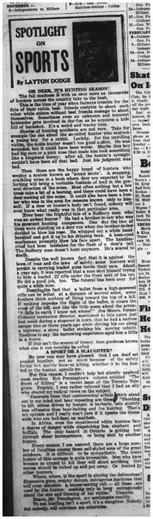 1964-11-04 Dodge -Spotlight -Hunting Season