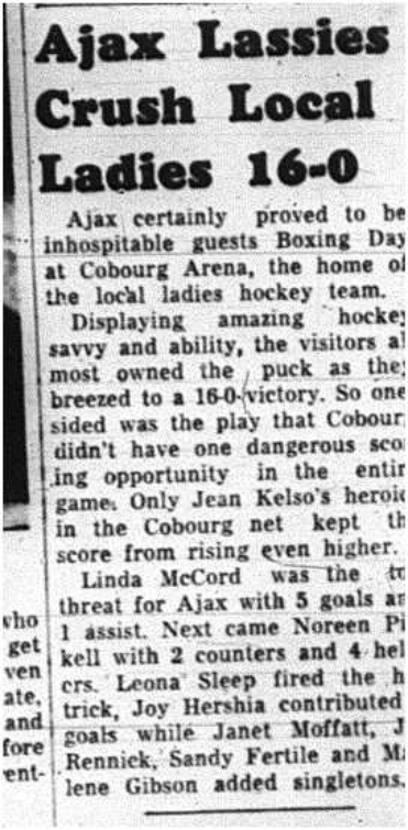 1964-01-01 Hockey -Ladies vs. Ajax