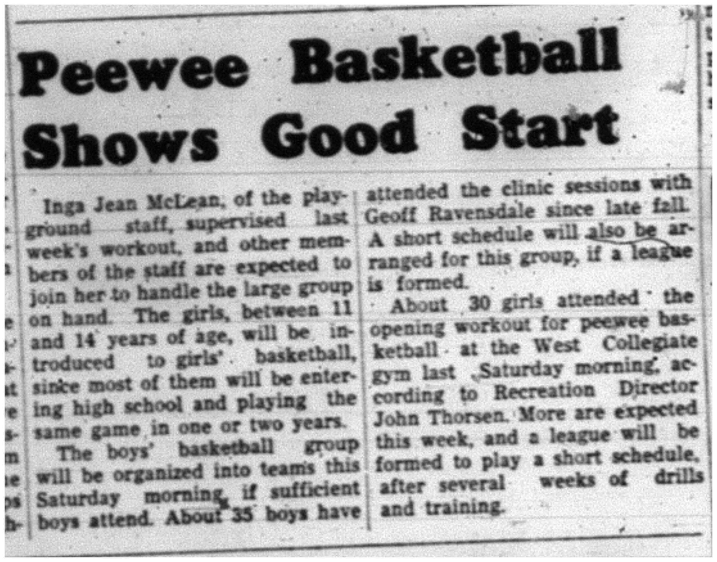 1964-01-15 Basketball -Peewee