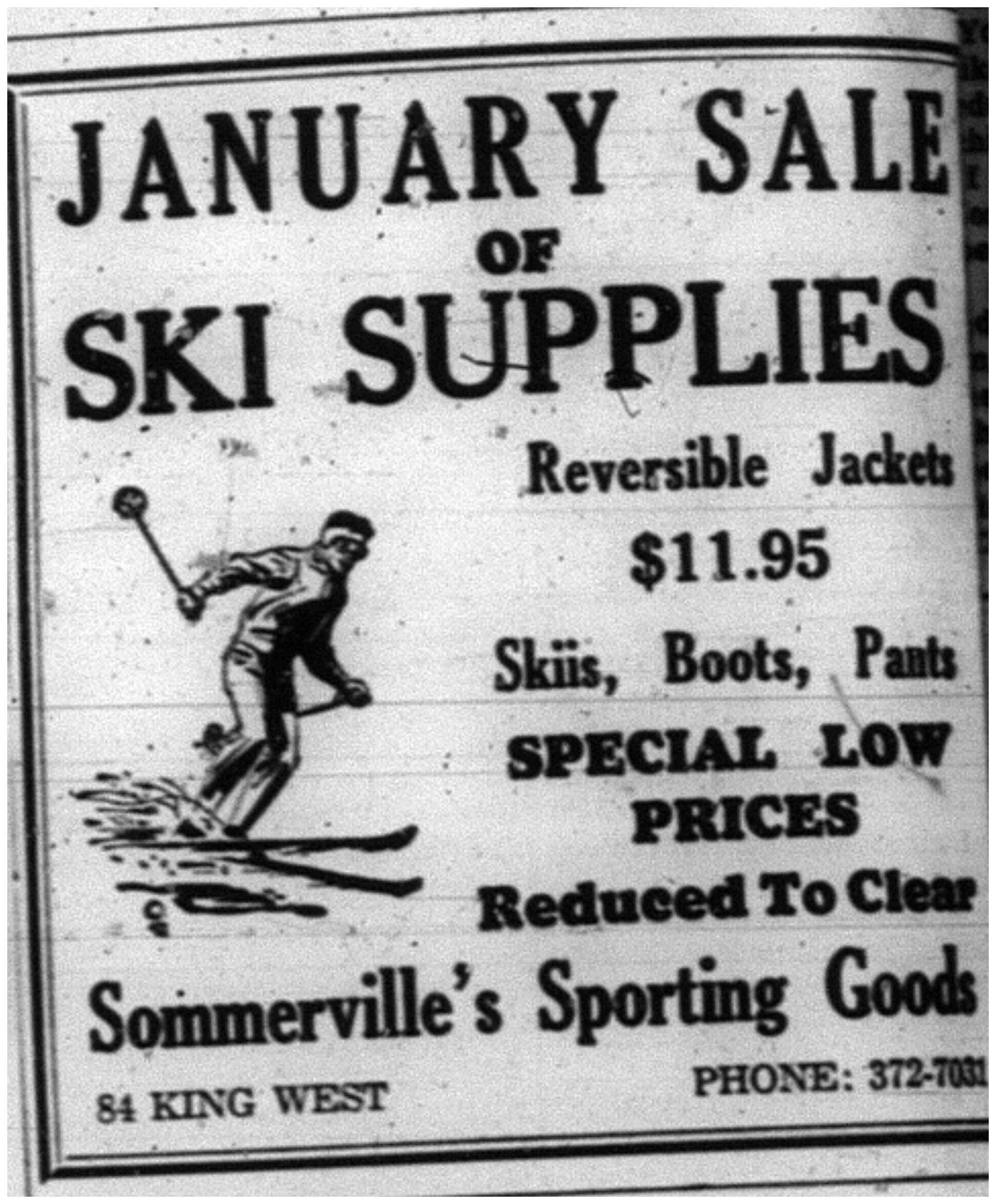 1964-01-15 Skiing -Ski Supplies -Sommervilles