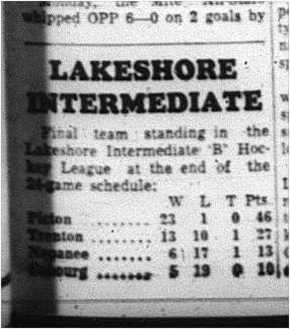 1964-02-12 Hockey -Lakeshore intermediate