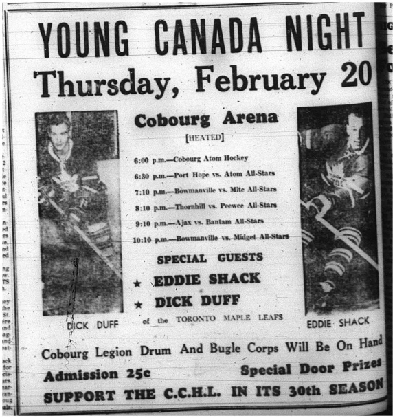 1964-02-19 Hockey  -Young Canada Night