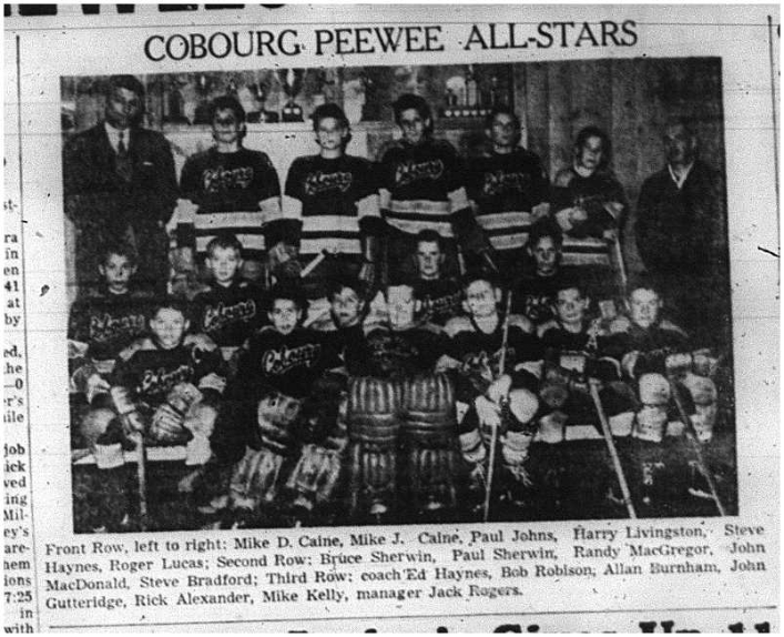 1964-02-19 Hockey -Cobourg Peewee All-Stars