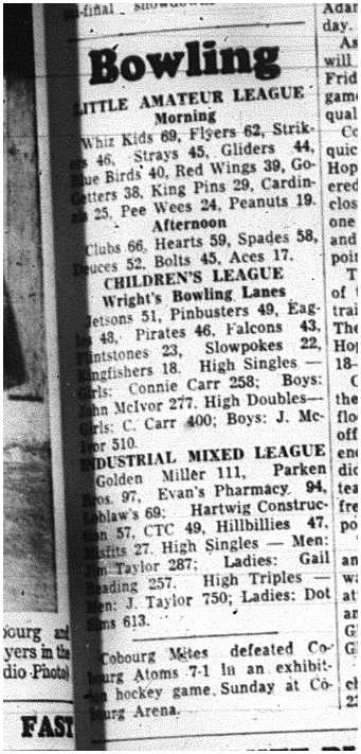 1964-02-26 Bowling -Little Amateur League