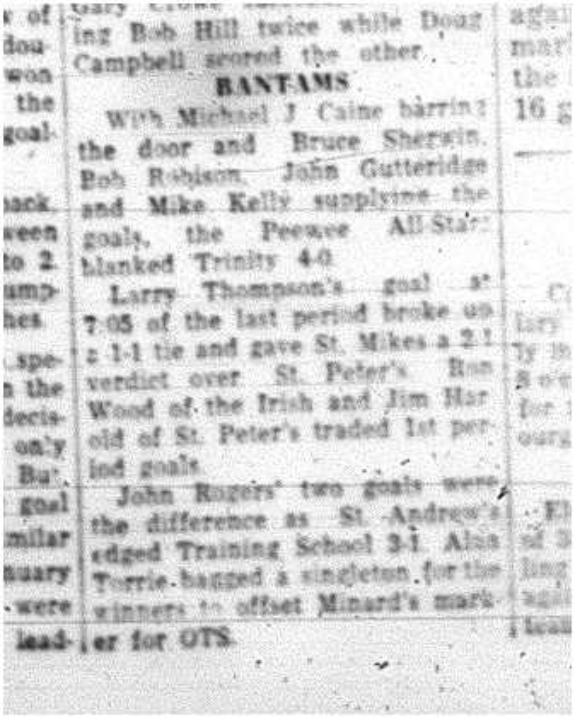 1964-03-04 Hockey -CCHL -Bantams