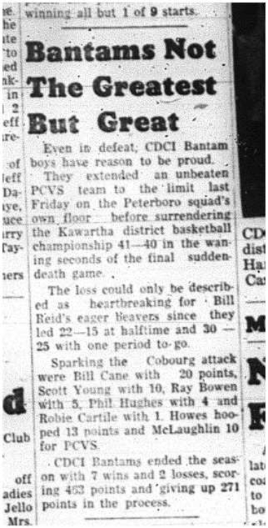 1964-03-04 School -Basketball -CDCI Bantam Boys