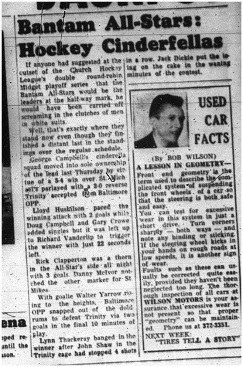 1964-03-25 Hockey -Bantam All-Stars