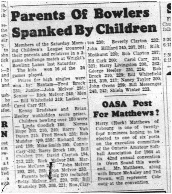 1964-04-01 Bowling -Childrens League