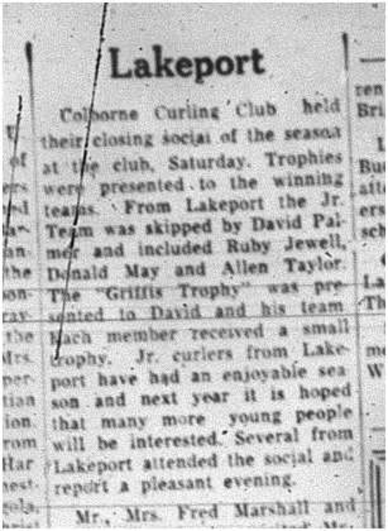 1964-04-08 Curling -Colborne Curling Club