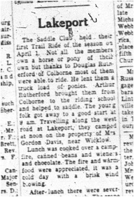 1964-04-08 Horses -Riding -The Saddle Club