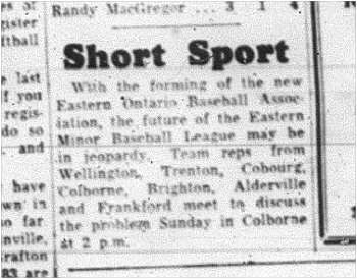 1964-04-15 Baseball -Short Sport