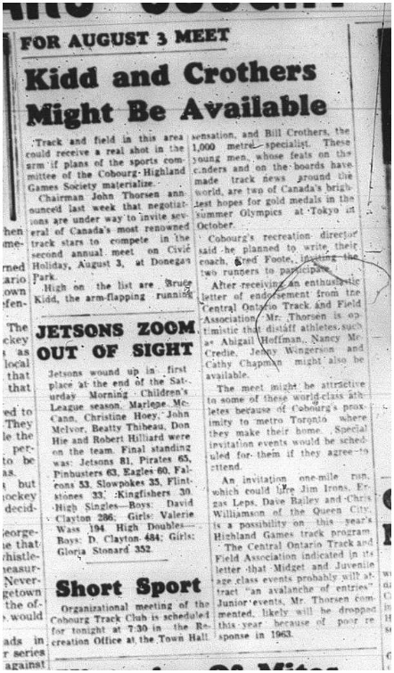 1964-04-15 Track and Field -Bruce Kidd -Bill Crothers