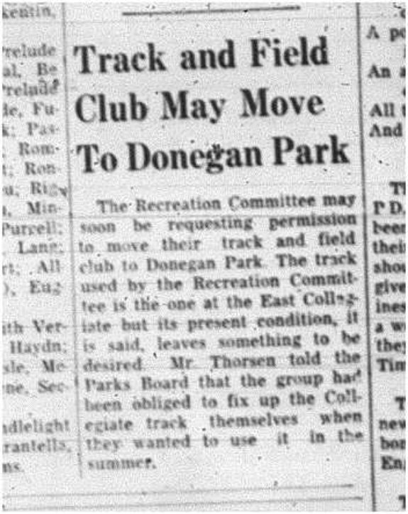 1964-04-15 Track and Field -Cobourg Track and Field Club -Donegan Park