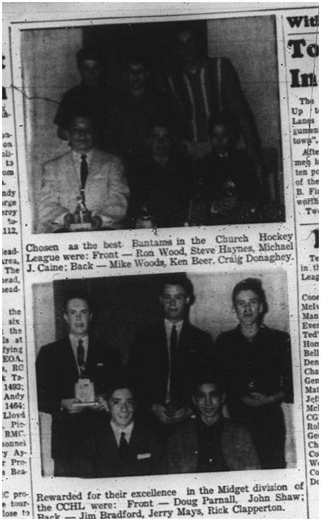 1964-04-22 Hockey -CCHL Bantams -CCHL Midgets -Rewards -Pictures
