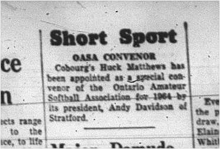 1964-04-22 Softball -Short Sport