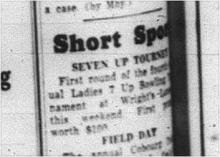 1964-04-29 Bowling - Ladies  - 7 Up Tournament - Sport Short