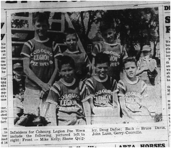 1964-06-10 Softball - Boys - Cobourg Legion Peewees - Picture