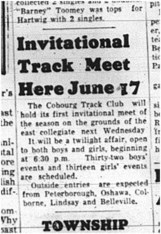 1964-06-10 Track and Field - Mixed - Invitational Track Meet