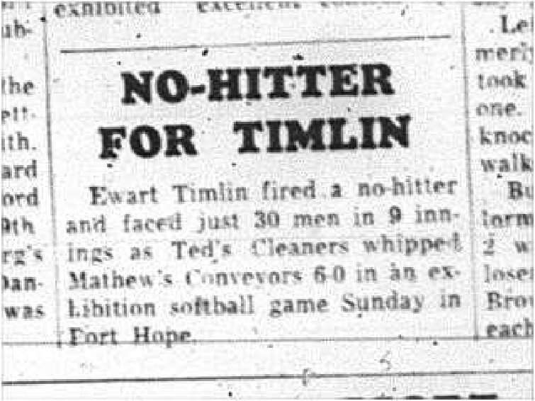 1964-06-24 Softball - Boys - Teds Cleaners Vs. Matthews Conveyors