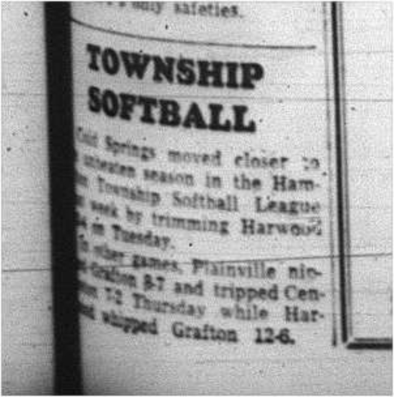 1964-07-08 Softball - Mens - Township League