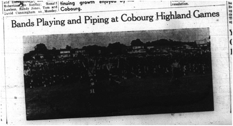 1964-08-12 Highland Games - Cobourg Highland Dance - Bands - Piping