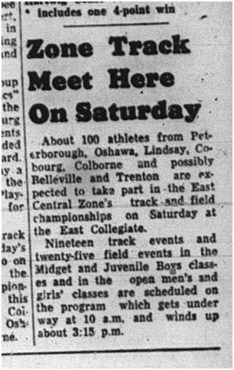 1964-08-12 Track and Field - Boys - Saturday Meet