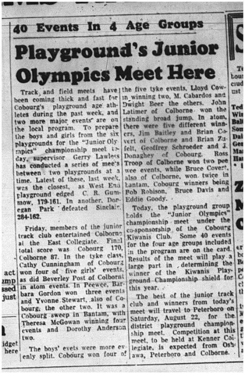 1964-08-12 Track and Field - Mixed -Junior Olympics