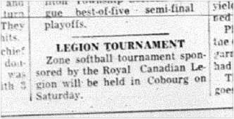 1964-08-19 Softball - Boys - Legion Tournament