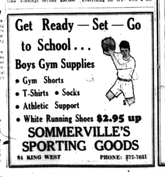 1964-09-02 Sports -Sommervilles Sporting Goods - Boys Gym Supplies