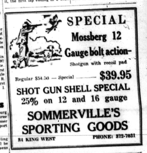 1964-09-09 Sports - Sommervilles Sporting Goods - Shot Gun Shell Special