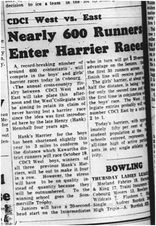 1964-10-07 School - Cross Country - Boys - Girls - 600 Contestants