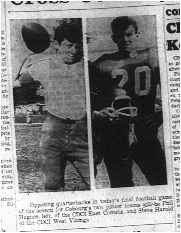 1964-10-28 School - Football - Boys - CDCI East - CDCI West - Quarterbacks