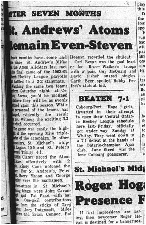 1964-11-11 Hockey - Boys - CCHL - St. Andrews Mites - All-Stars