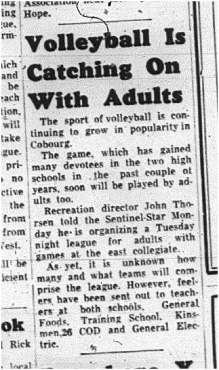 1964-11-11 Volleyball - Men- Tuesday Night League