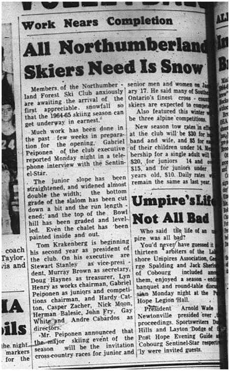 1964-11-18 Skiing - Mixed- Northumberland Forest Ski Club