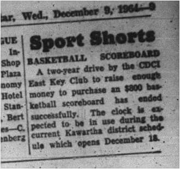 1964-12-09 School - Basketball - Boys - CDCI East - Sport Shorts