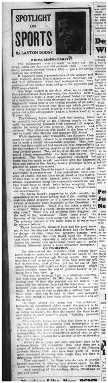 1964-12-23 Layton Dodge - Spotlight - Hockey