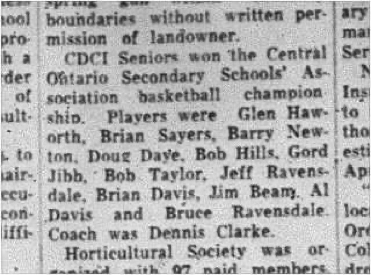 1964-12-30 School - Basketball - CDCI Seniors - Association Basketball Championship