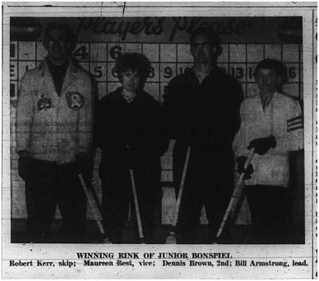 1965-01-06 Curling - Mixed- Junior Bonspiel - Picture