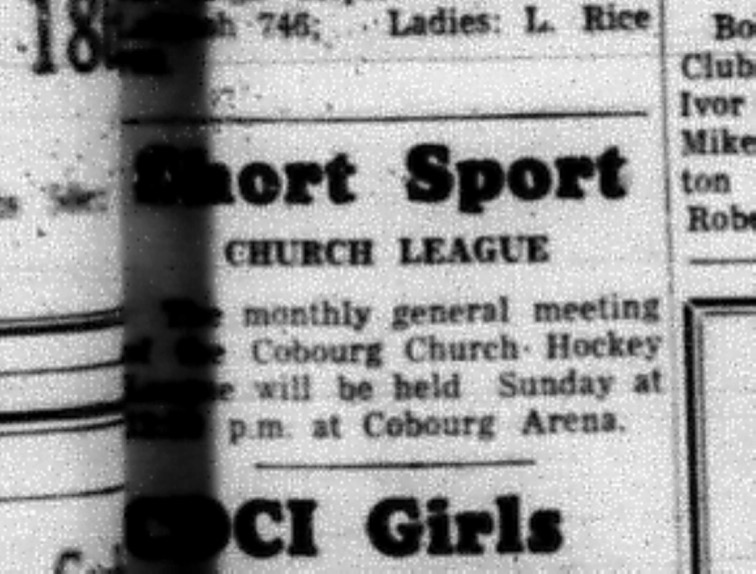 1965-01-13 Hockey - Boys - CCHL - Short Sport