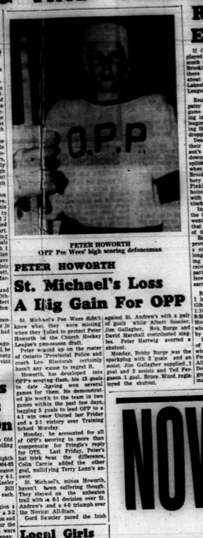 1965-01-13 Hockey - Boys - CCHL - St. Michaels Vs. OPP