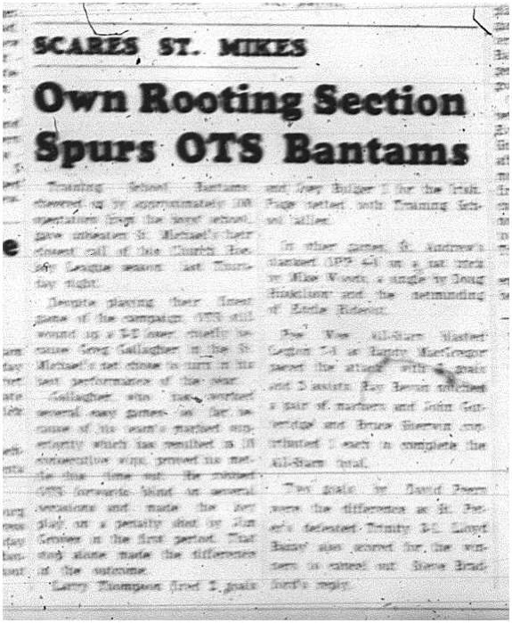 1965-01-27 Hockey - Boys - CCHL - St. Mikes - OTS Bantams