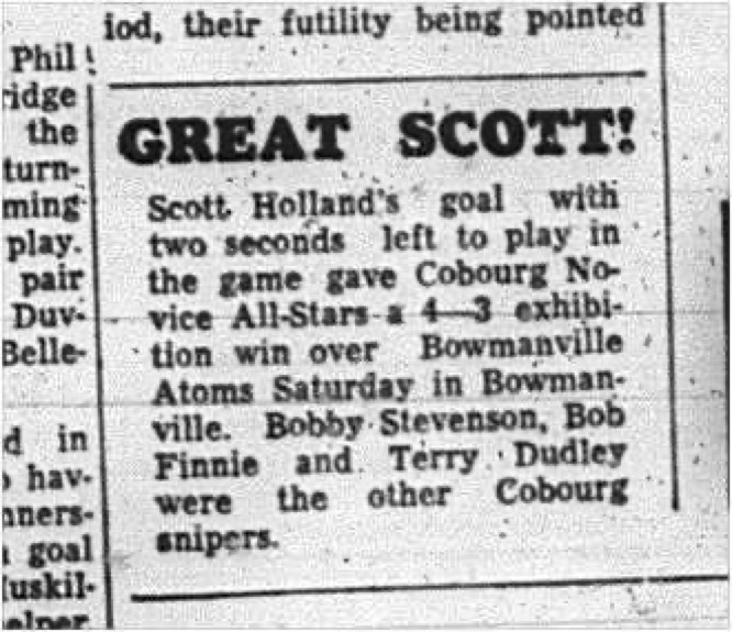 1965-02-10 Hockey - Boys - CCHL - Cobourg Novices All-Stars Vs. Bowmanville