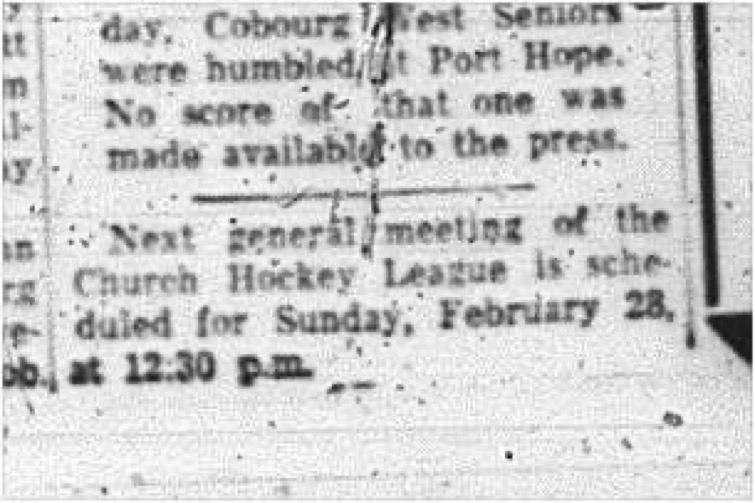 1965-02-17 Hockey - Boys - CCHL - General Meeting