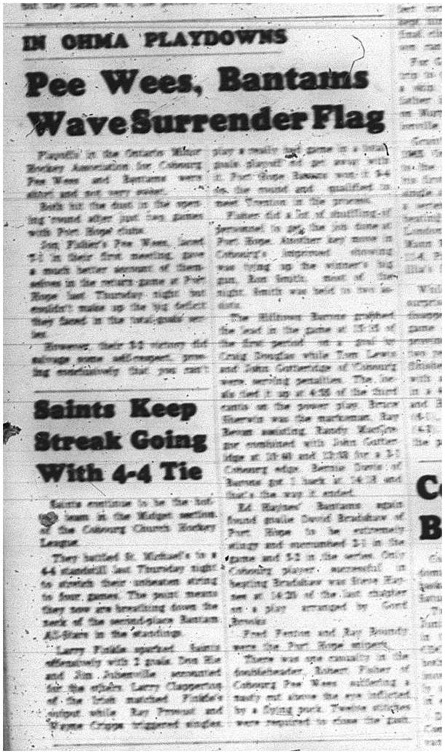 1965-02-17 Hockey - Boys - Peewee and Bantam All-Stars - OMHA Playdowns