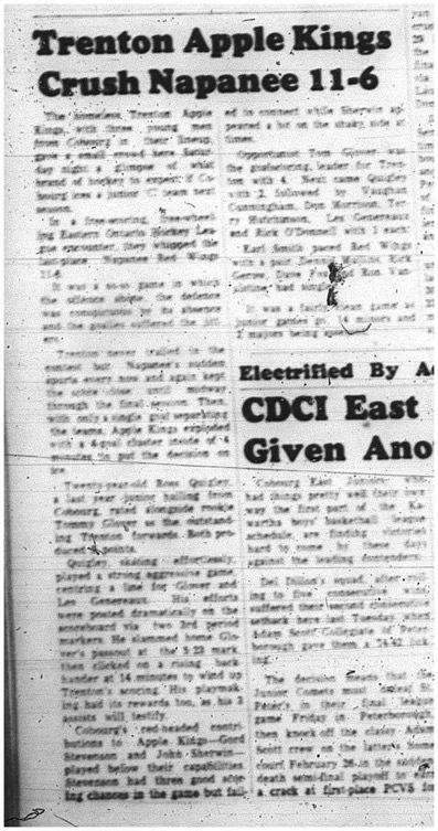 1965-02-17 Hockey - Boys - Trenton Vs. Napanee - Cobourg